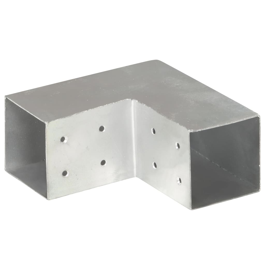 Pfostenverbinder L-Form Verzinktes Metall 71 x 71 mm