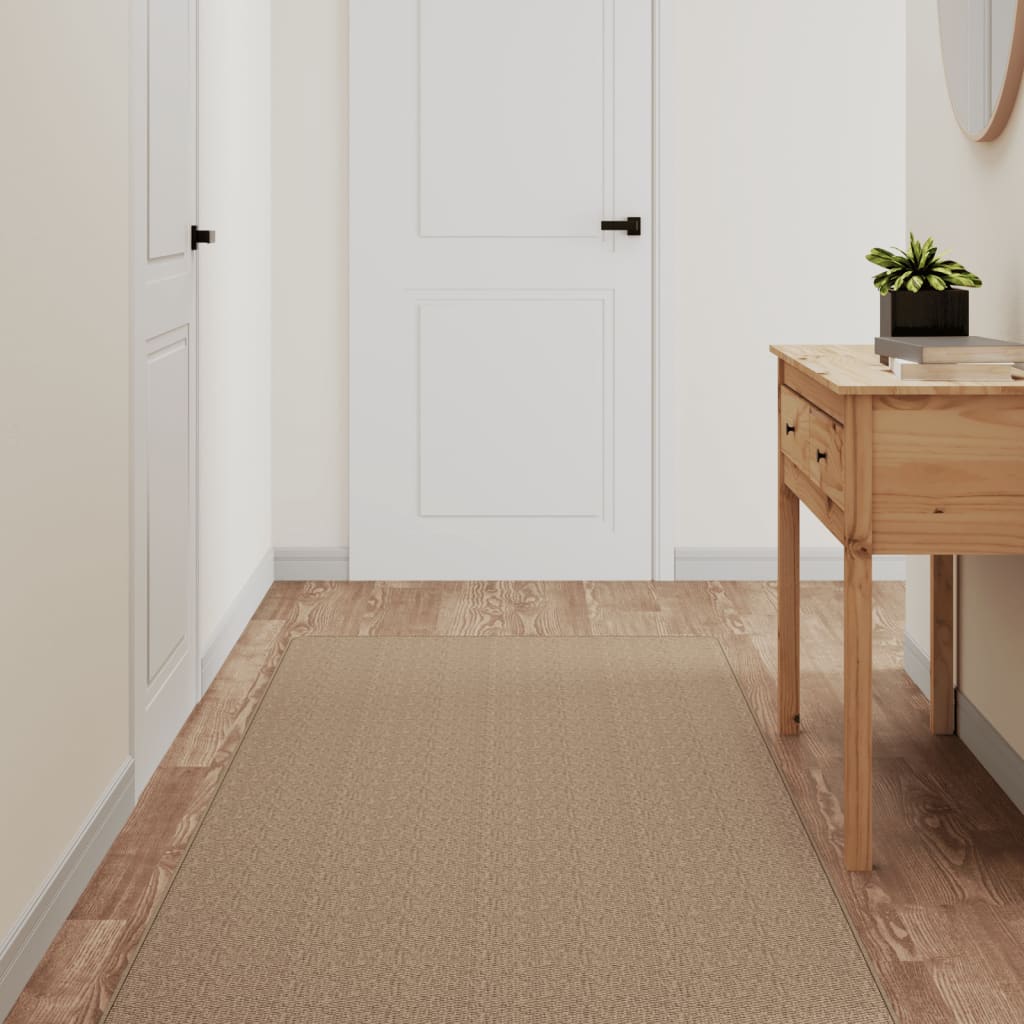 Teppichläufer Sisal-Optik Platina 50x100 cm
