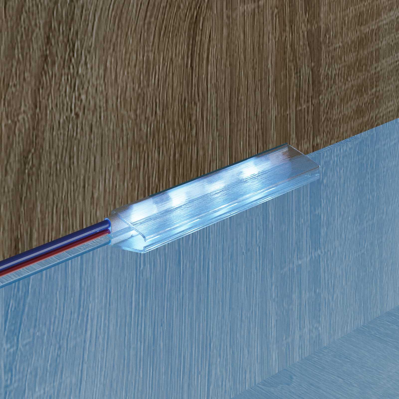 LED Streifen 2 pcs Schwarz und Weiß 1745 mm