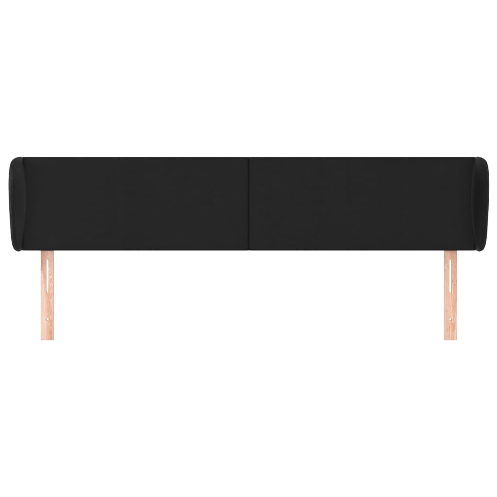 Kopfteil mit Ohren Creme 83x23x78/88 cm Kunstleder
