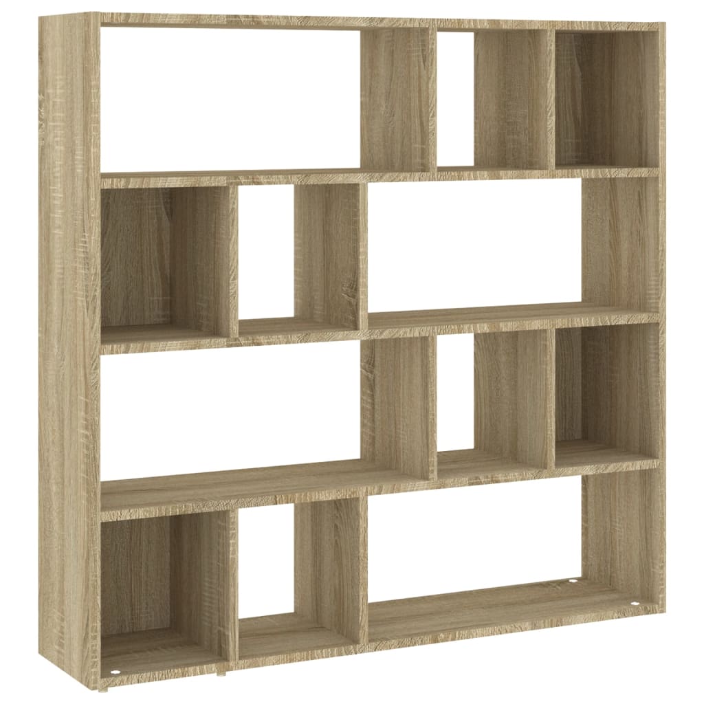 Bücherregal/Raumteiler Weiß 105x24x102 cm