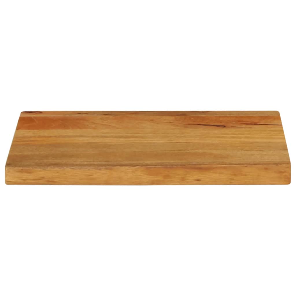 Wandregal 40x20x2,5 cm Rechteckig Massivholz Akazie Baumkante