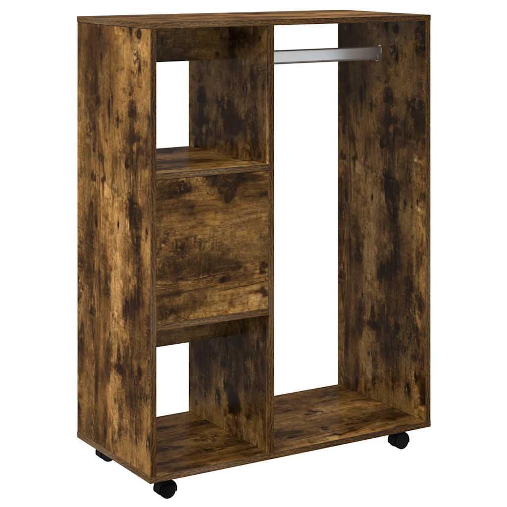 Kleiderschrank Weiß 80x40x110 cm Holzwerkstoff