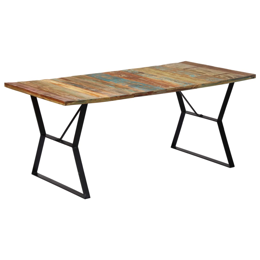 Esstisch 140x80x76 cm Altholz Massiv