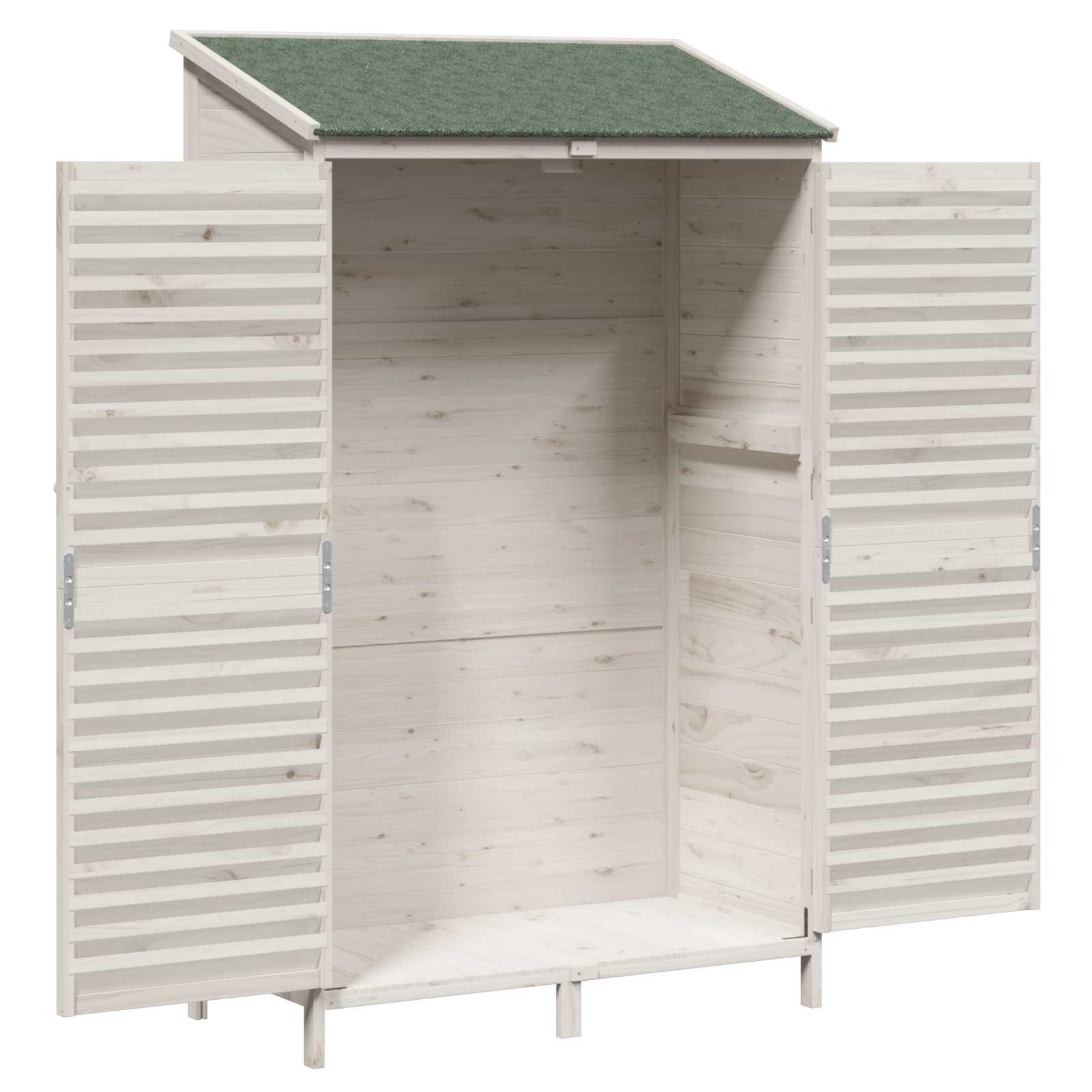 Gartenschuppen Natur 59 x 56 x 113,5 cm Massivholz aus Fichte