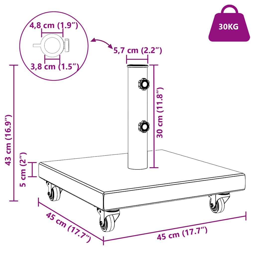Schirmständer 45 cm