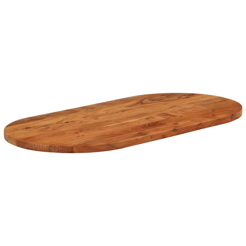 Tischplatte 110x40x2,5 cm Oval Massivholz Mango