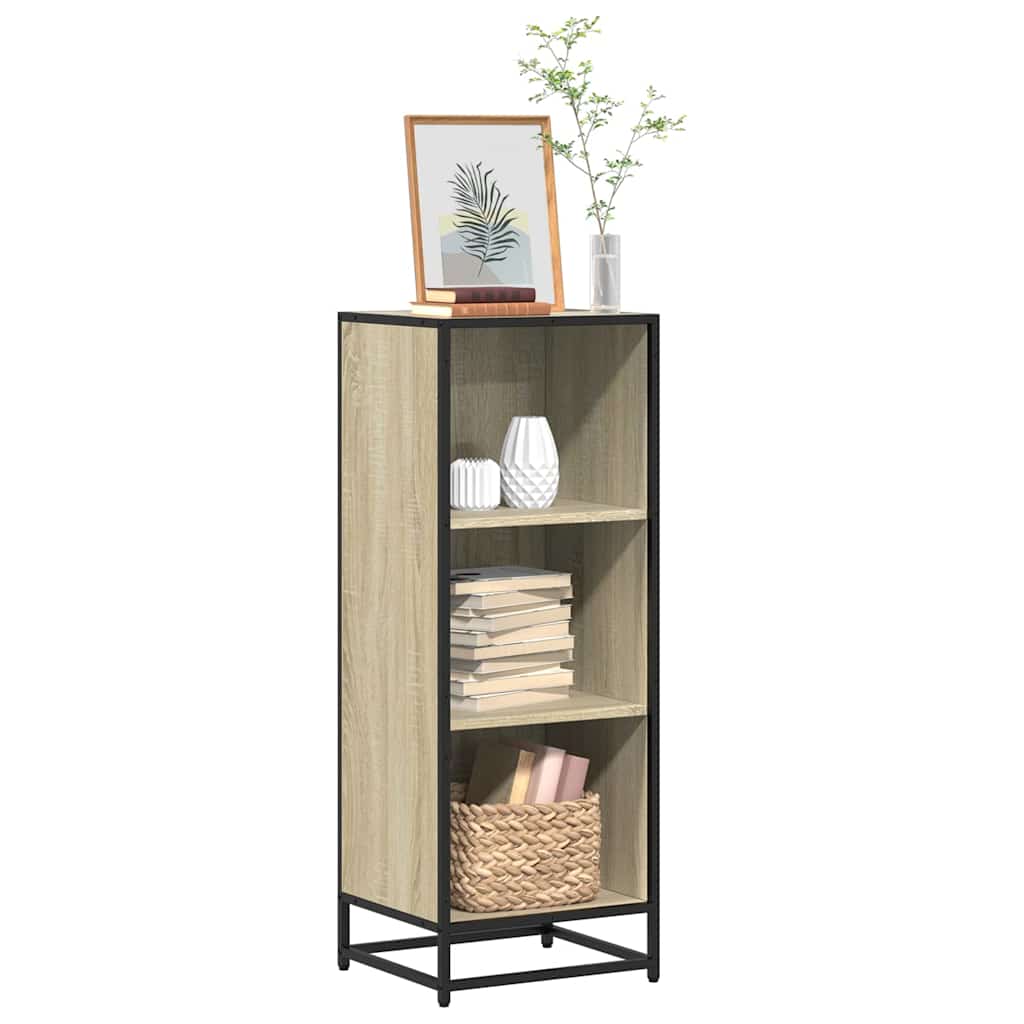 Bücherregal Schwarz 60x35x139 cm Holzwerkstoff