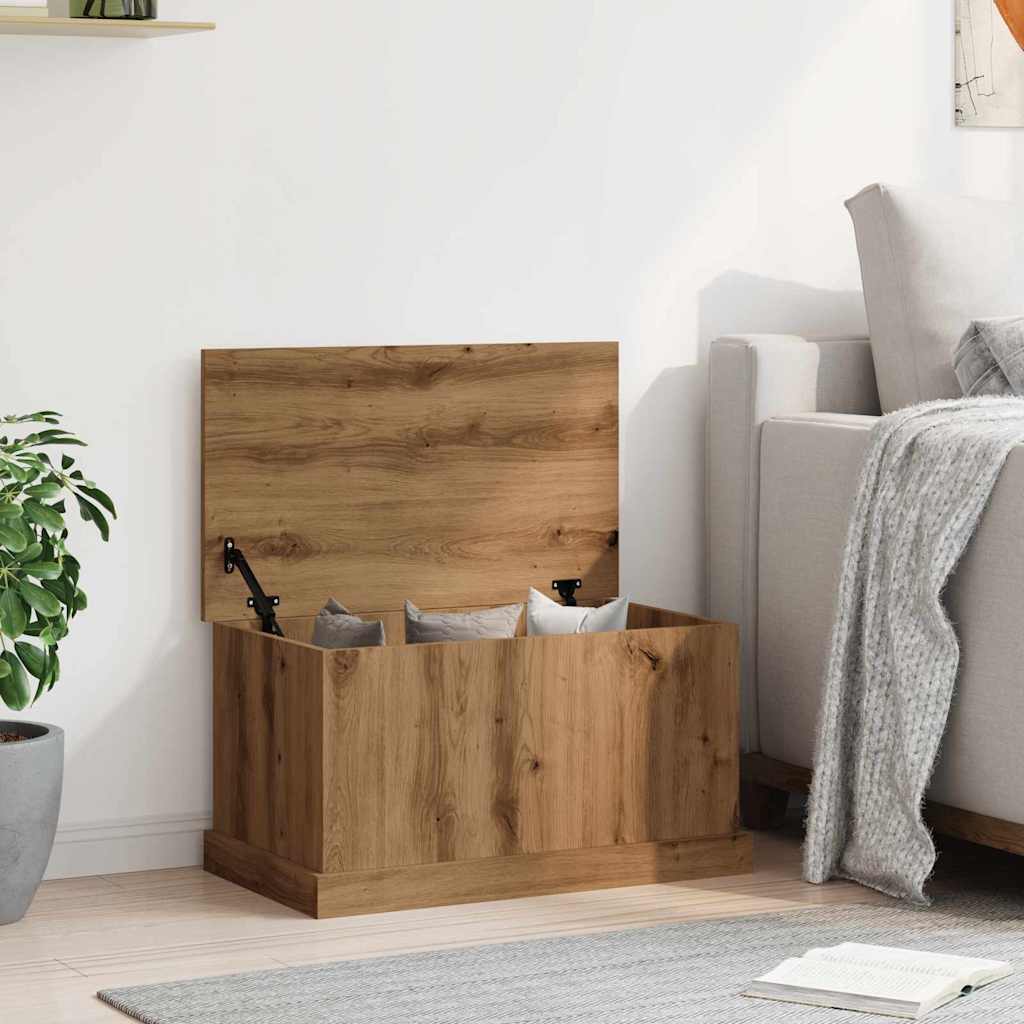 Aufbewahrungsbox Weiß 50 x 30 x 28 cm Holzwerkstoff
