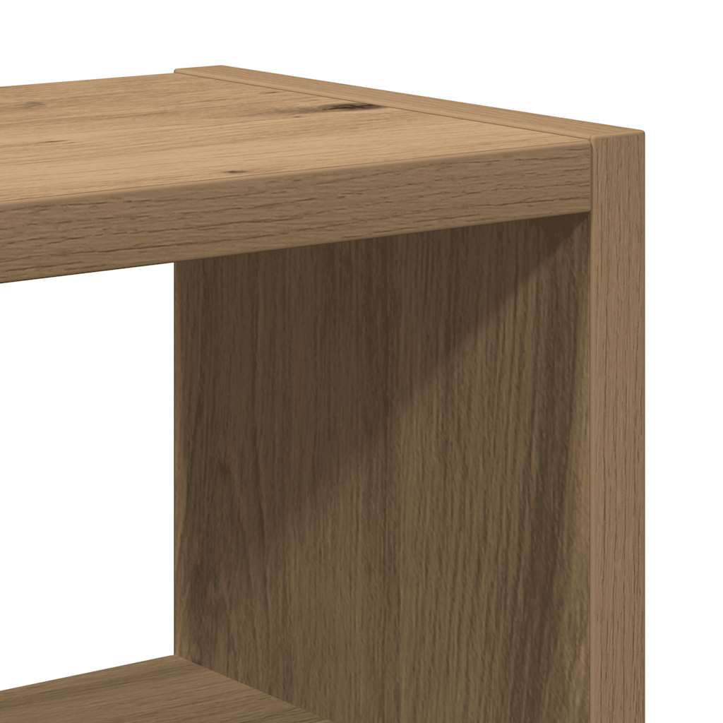 Wandregal Weiß 45,1x16x45,1 cm Holzwerkstoff