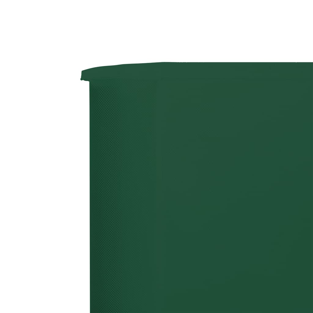 3-teiliges Windschutzgewebe 400 x 120 cm Weiß