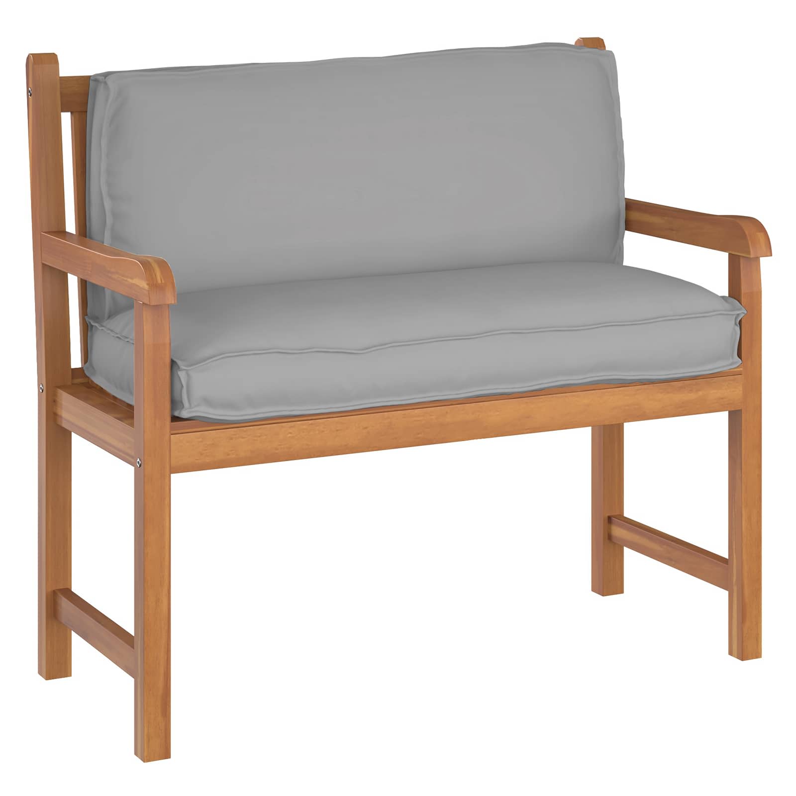 Kissen Anthrazit 120 x 40 x 12 cm Oxford-Stoff