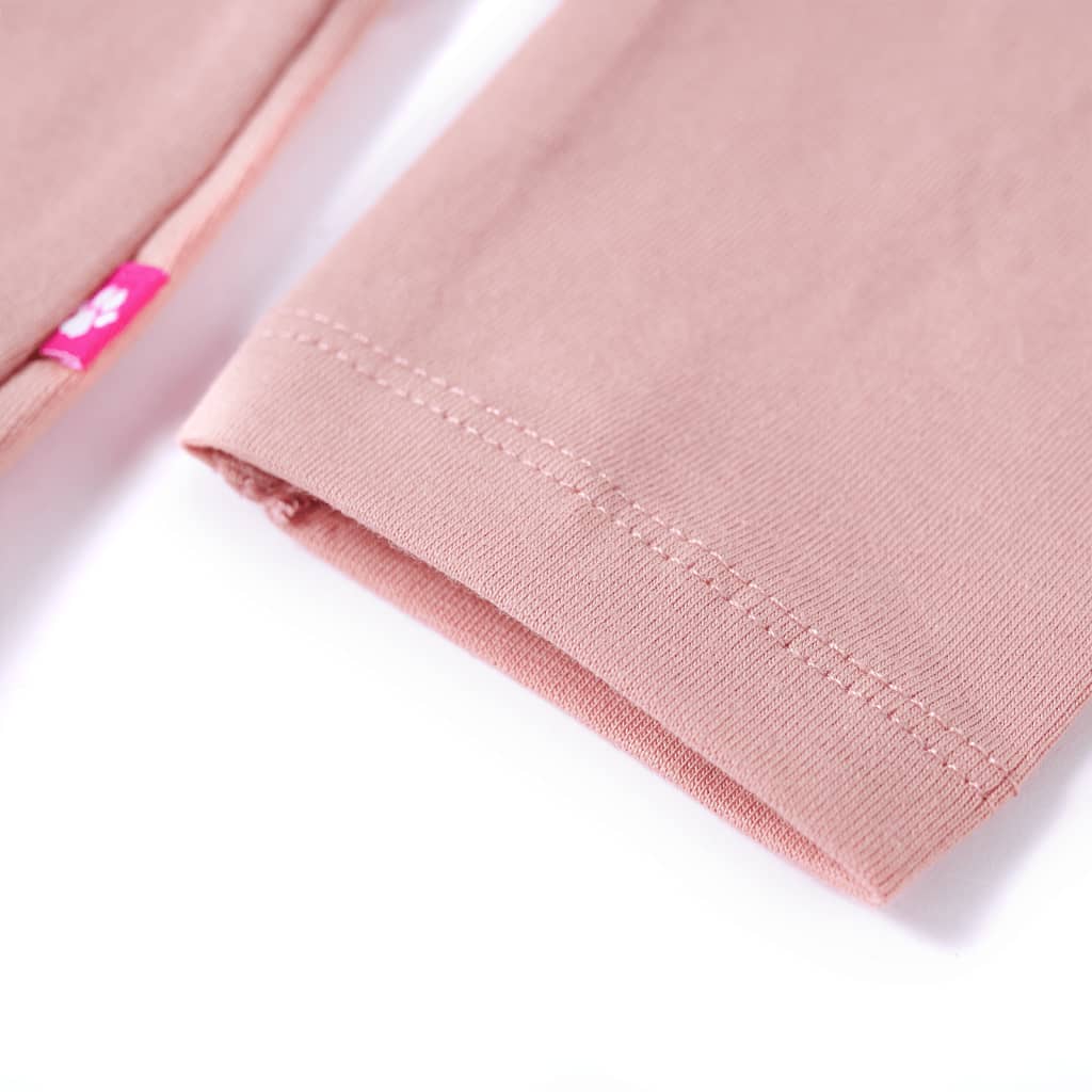 Kinder-Langarmshirt Hellrosa 104