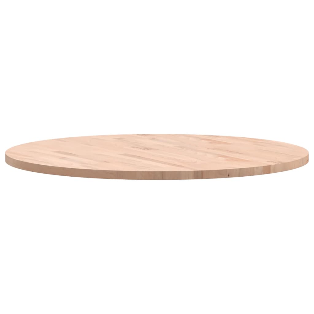 Tischplatte Ø30x1,5 cm Rund Massivholz Buche