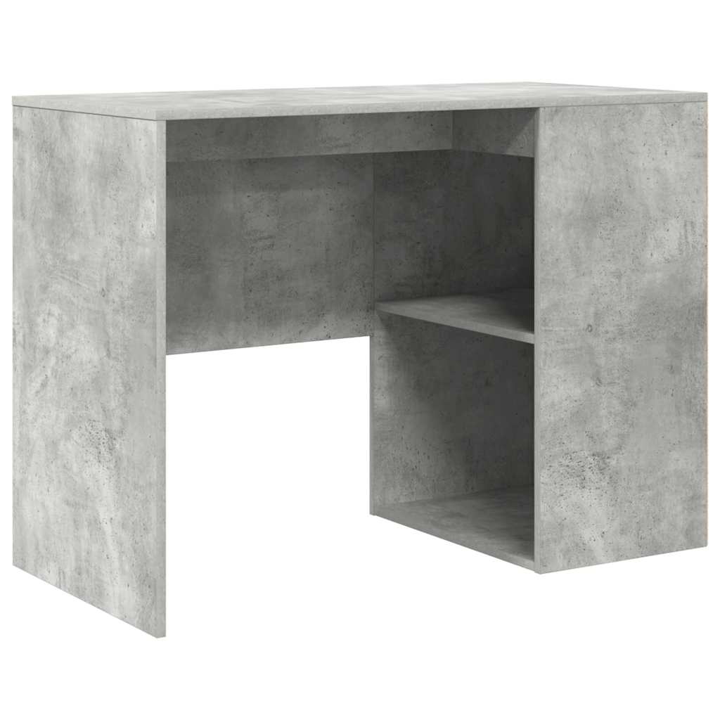 Eck-Schreibtisch Schwarz Eichen-Optik 102 x 88 x 75 cm