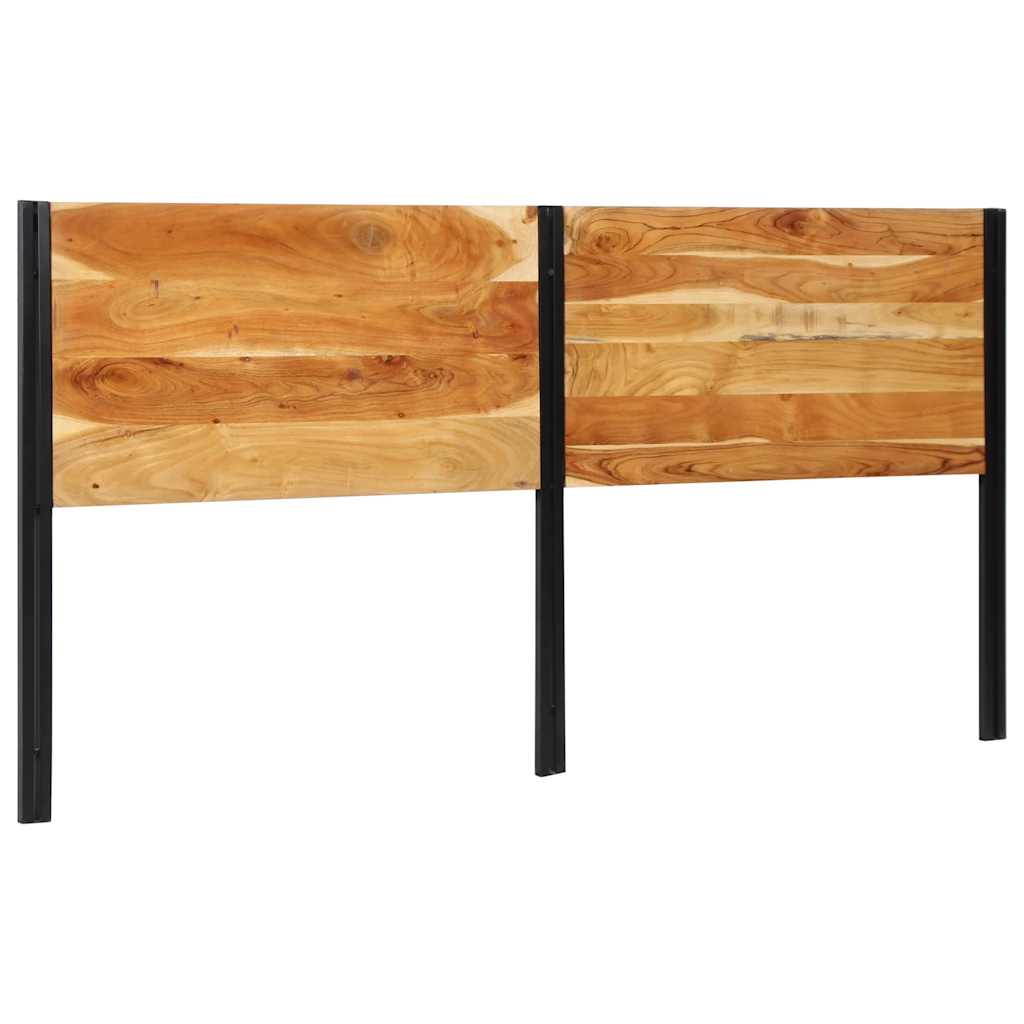 Kopfteil 100 cm Massivholz Mango und Eisen