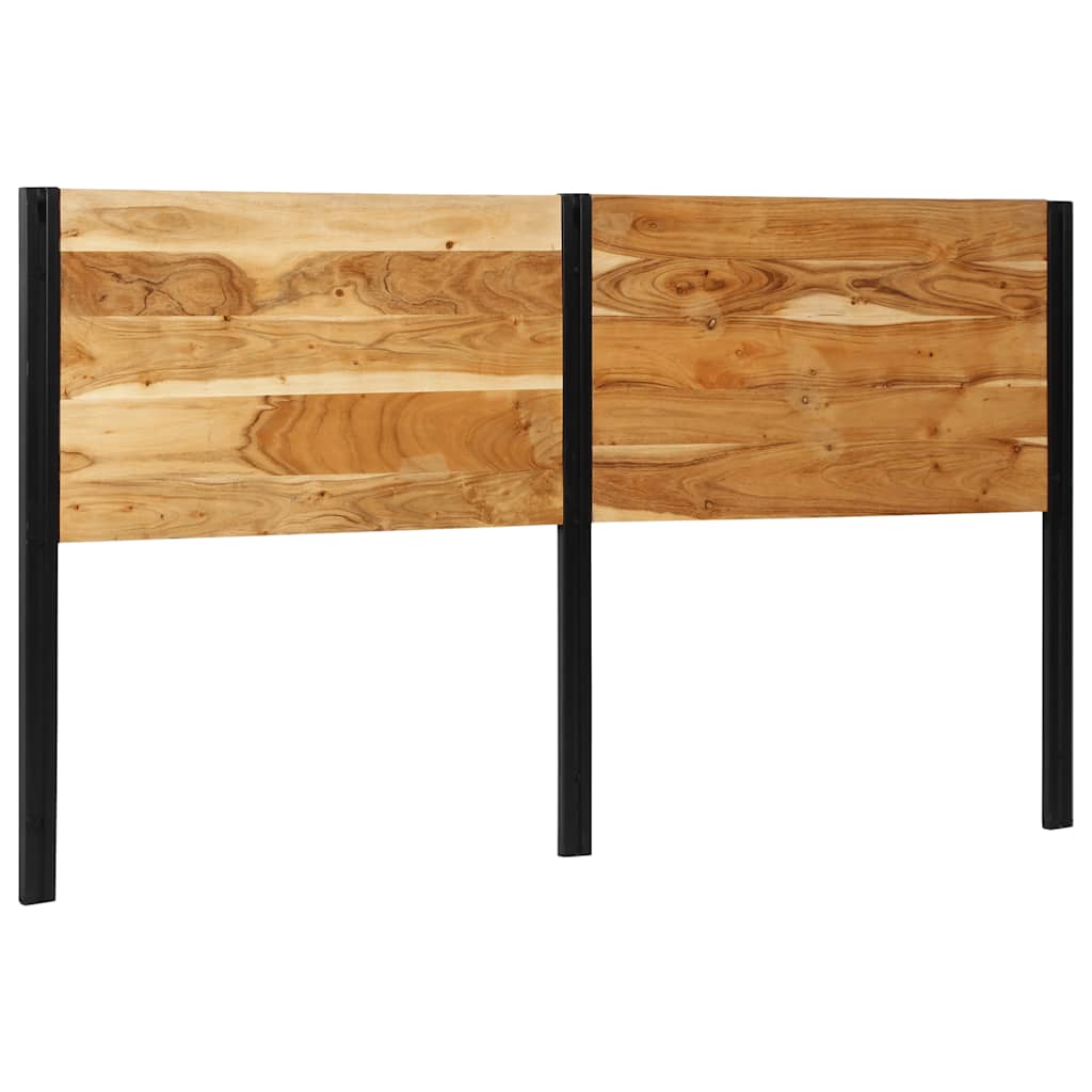 Kopfteil 100 cm Massivholz Mango und Eisen