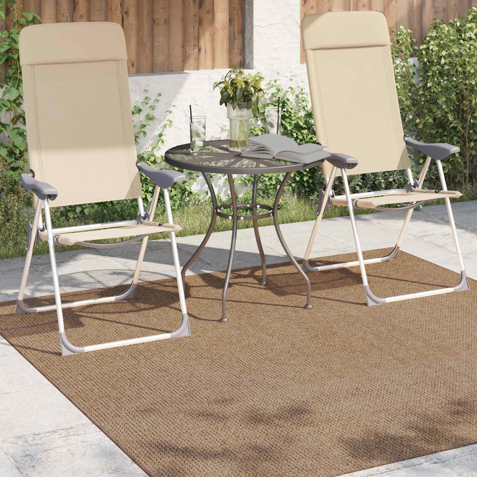 Bereichsteppiche Rechtwinklig AGIRA Natur 150 x 80 cm Polyester