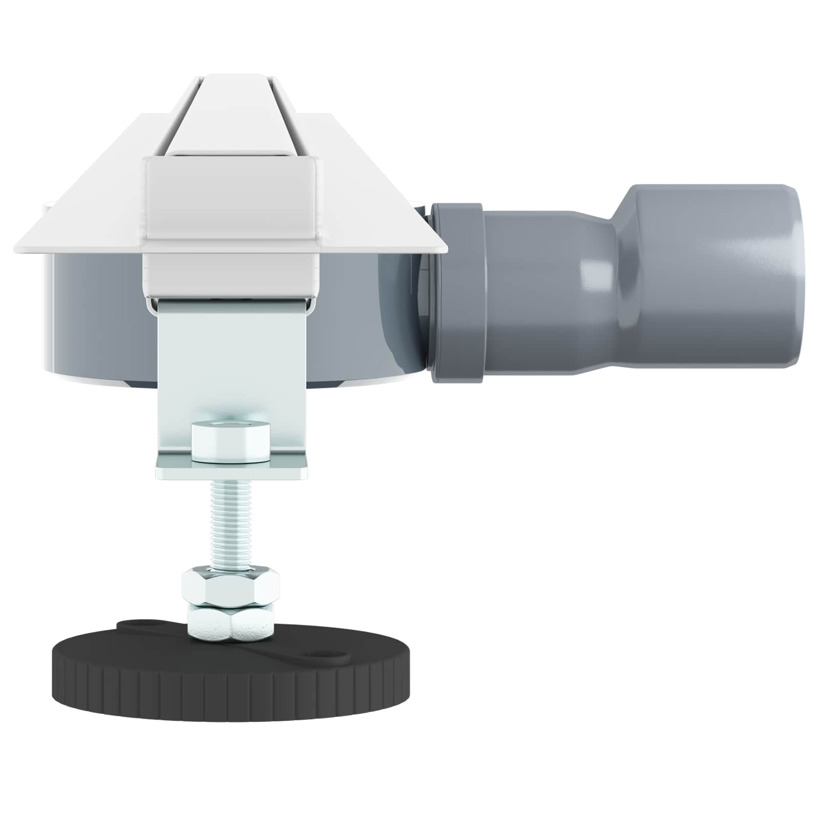 360° Duschablauf mit slim Modell Silber 50 cm Edelstahl 304