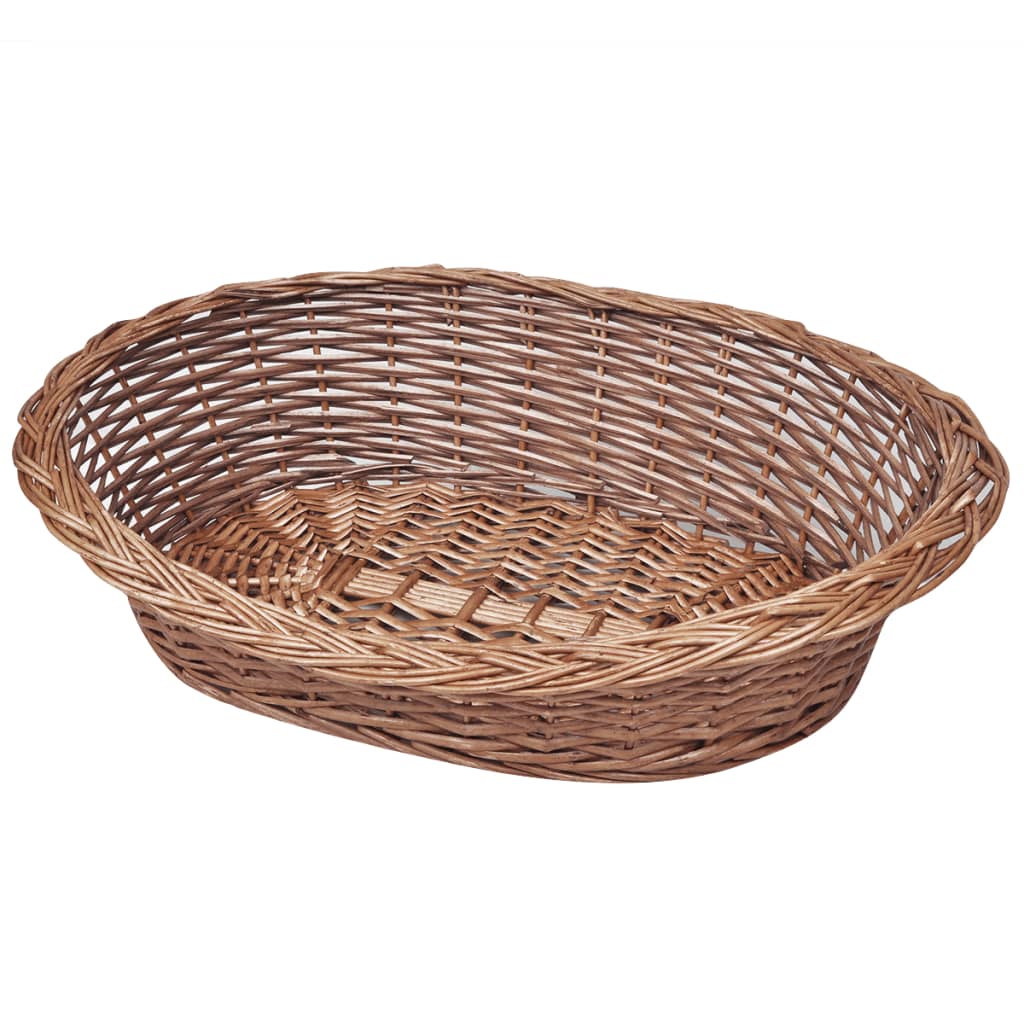Hundebett aus Weide Natur 90 cm