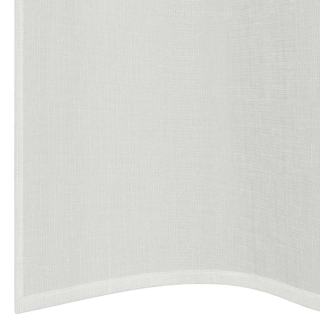 Voile Vorhänge mit Ösen 2 Stk. Apfelgrün 140x140 cm