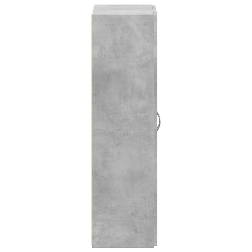 Aktenschrank Weiß 60x32x153 cm Holzwerkstoff