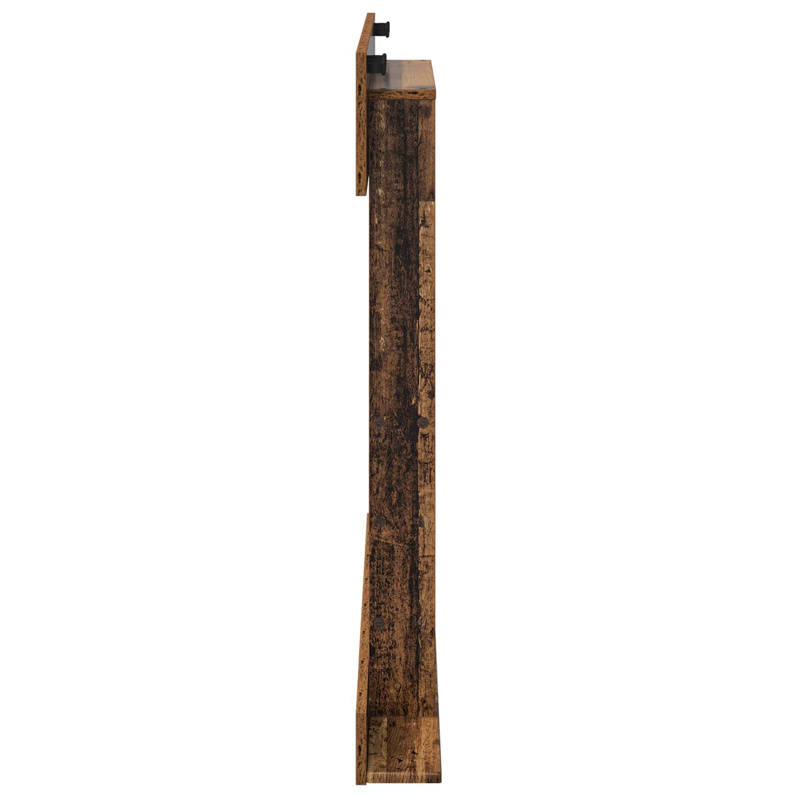 Billardqueue-Ständer Holzwerkstoff 93 x 12 x 103 cm Weiß