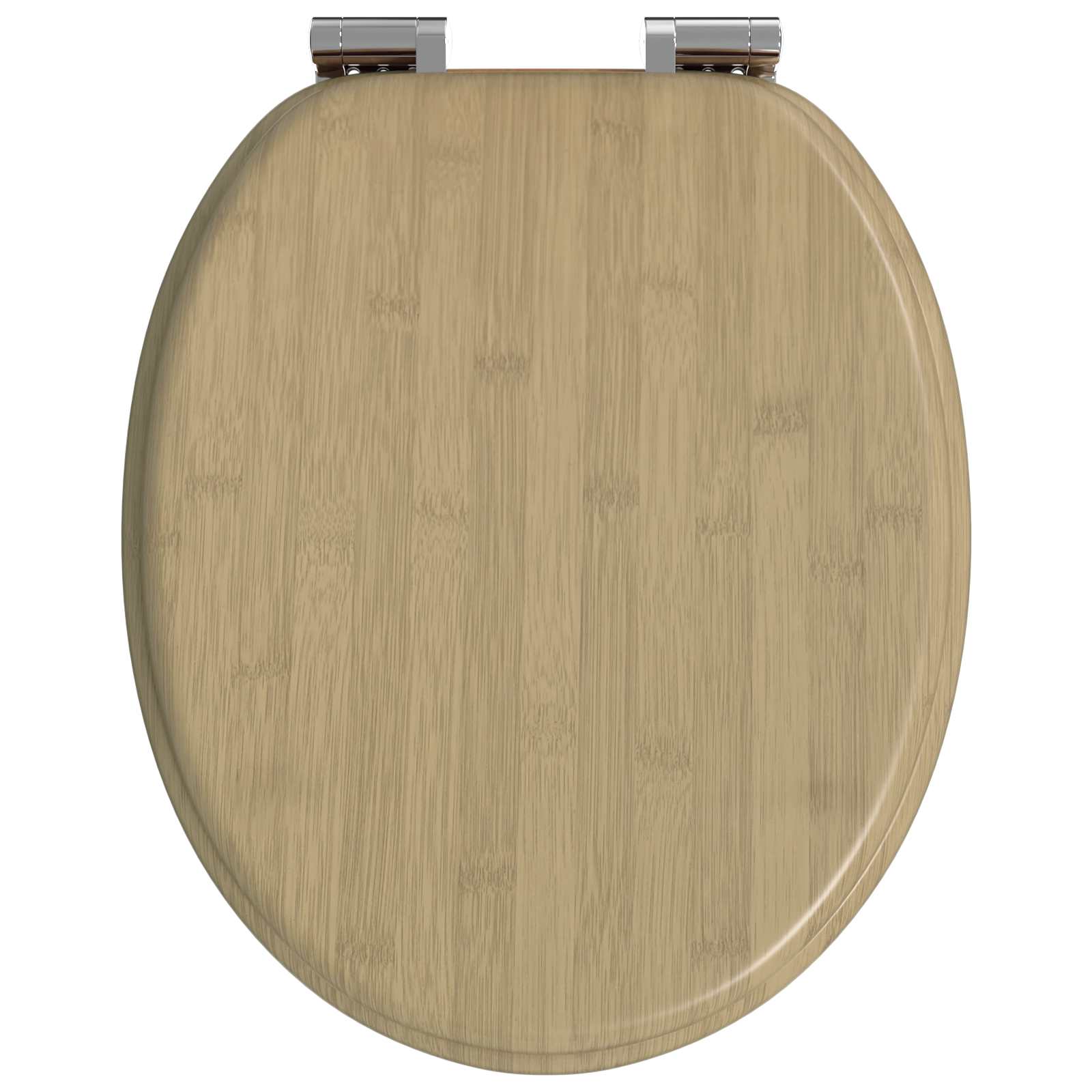 Toilettensitz MDF Deckel Schlichtes Design Weiß