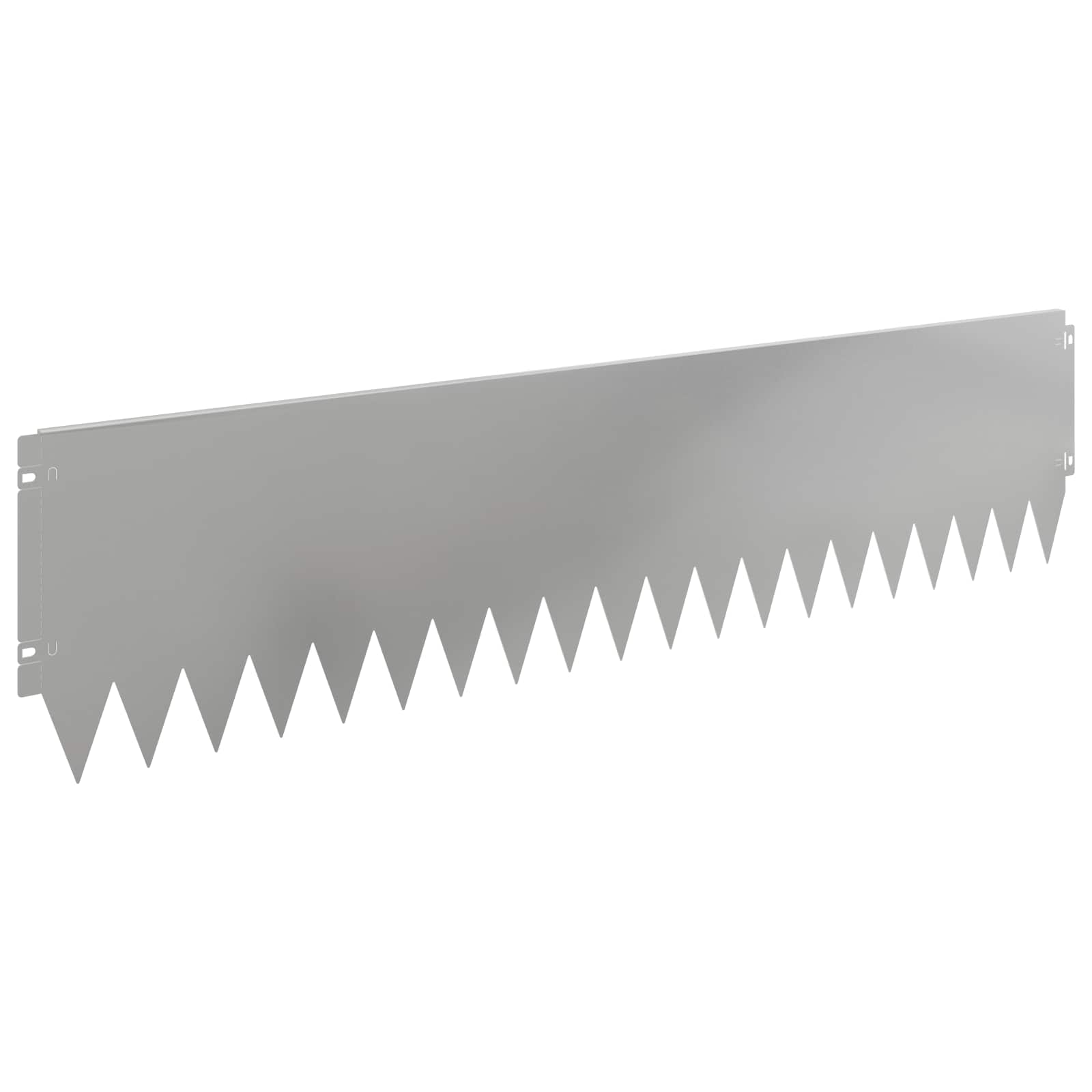 Raseneinfassung 10 pcs 103 x 10 cm Stahl Schwarz