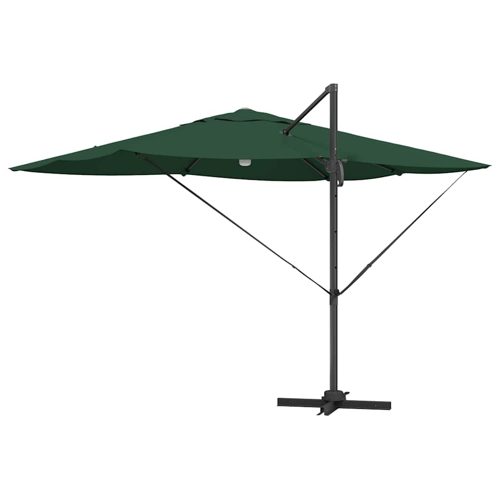 Sonnenschirm Sand 351 x 250 x 253 cm Polyester und Aluminium