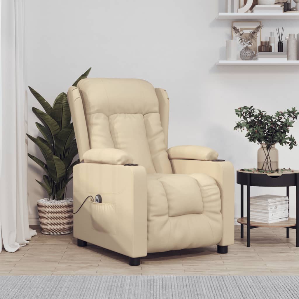 Relaxsessel Elektrisch Braun Stoff