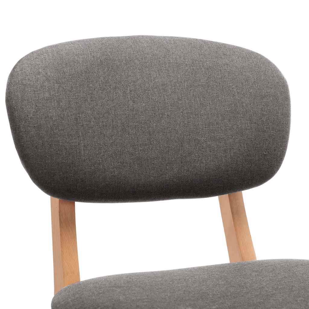 Barhocker 2 Stk. Braun Stoff