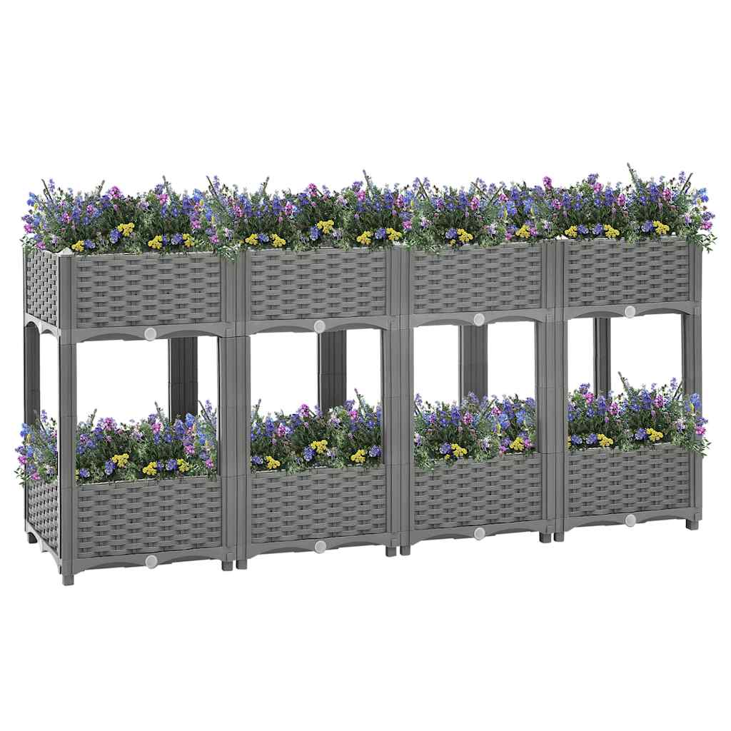 Hochbeet 40x40x23 cm Polypropylen