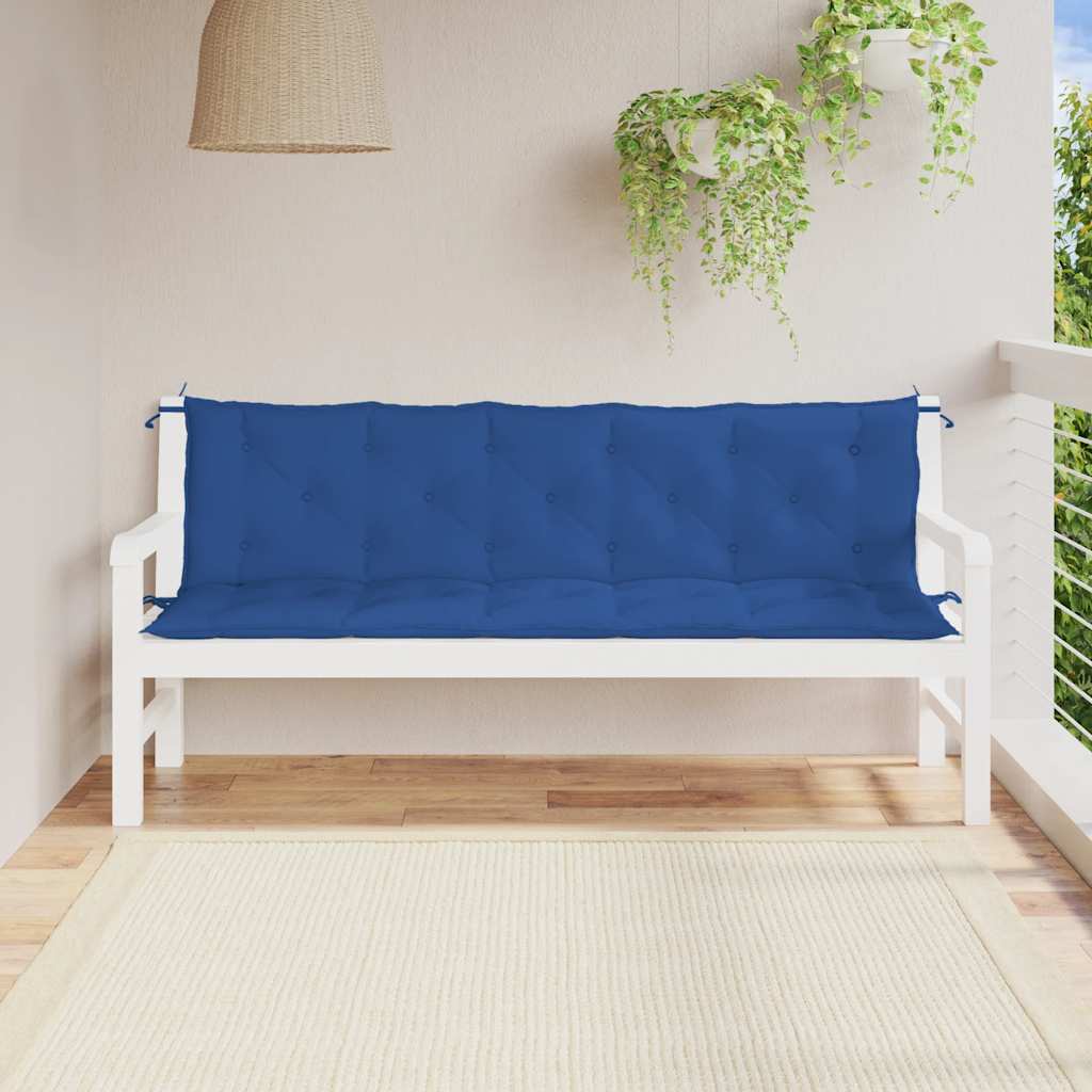 Gartenbank-Auflage Anthrazit 100x(50+50)x7 cm Oxford-Gewebe