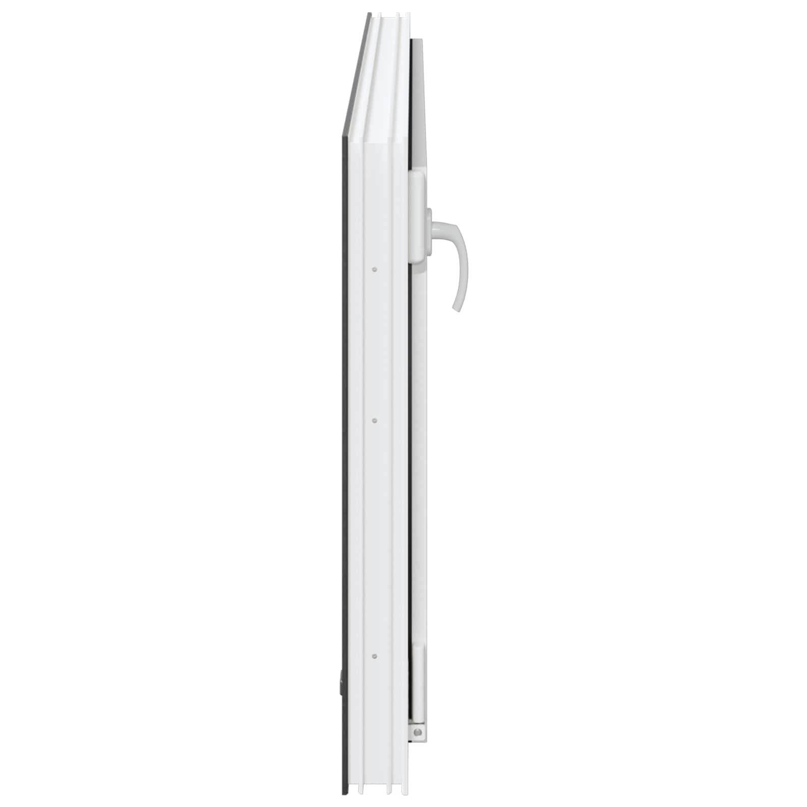 Kellerfenster RISOR 50 x 50 cm PVC und Glas Weiß