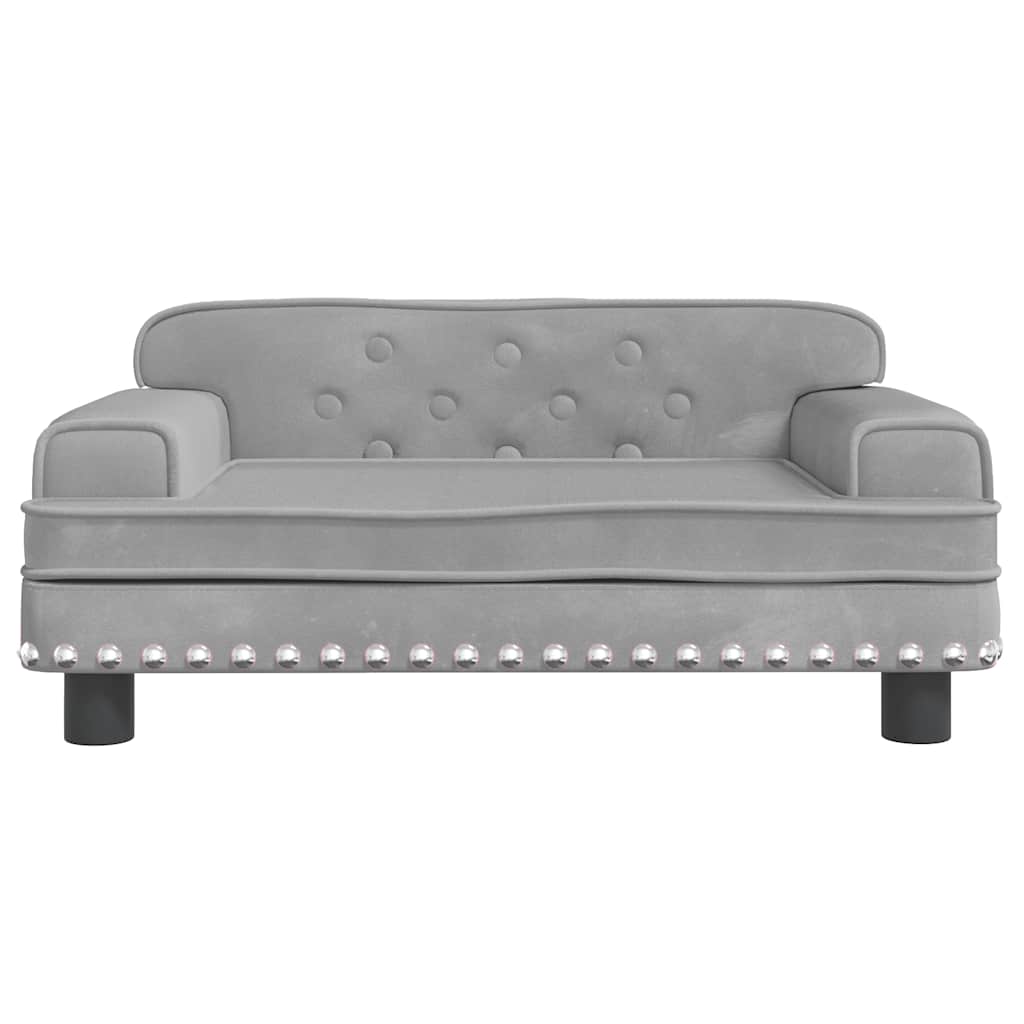 Hundebett Rosa 90x53x30 cm Samt