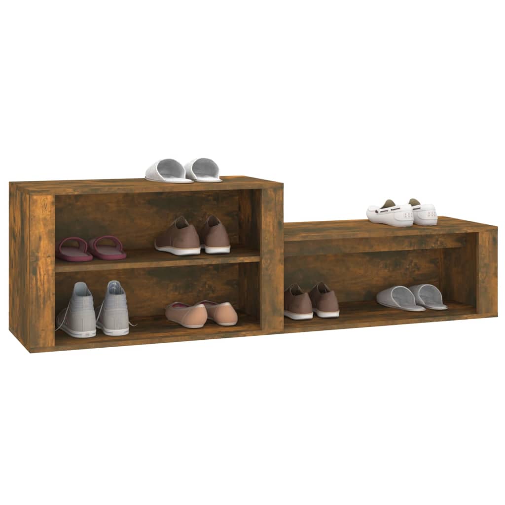 Schuhschrank Weiß 150x35x45 cm Holzwerkstoff