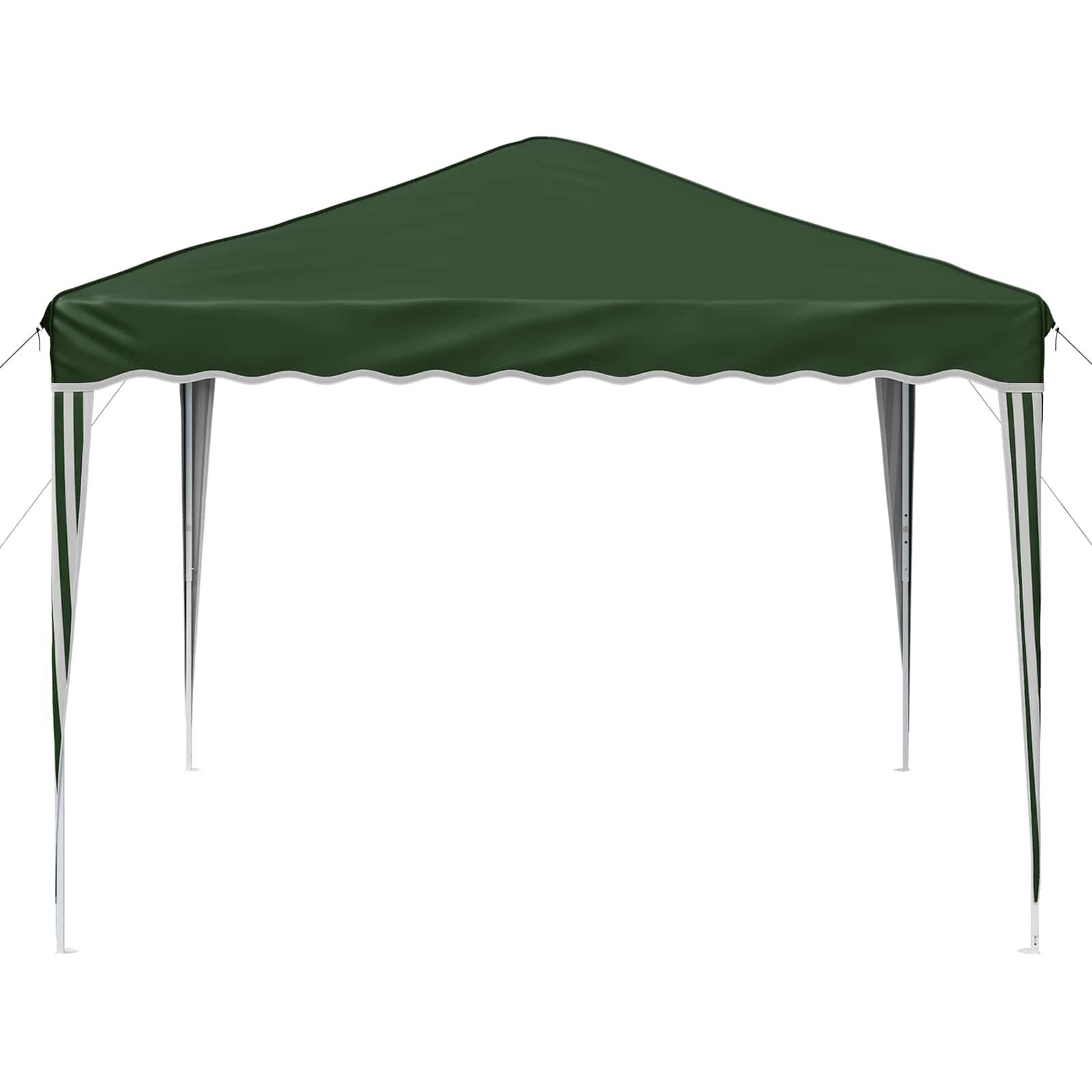 Pop-up Partyzelt 288 x 288 x 245 cm Creme Oxford-Stoff