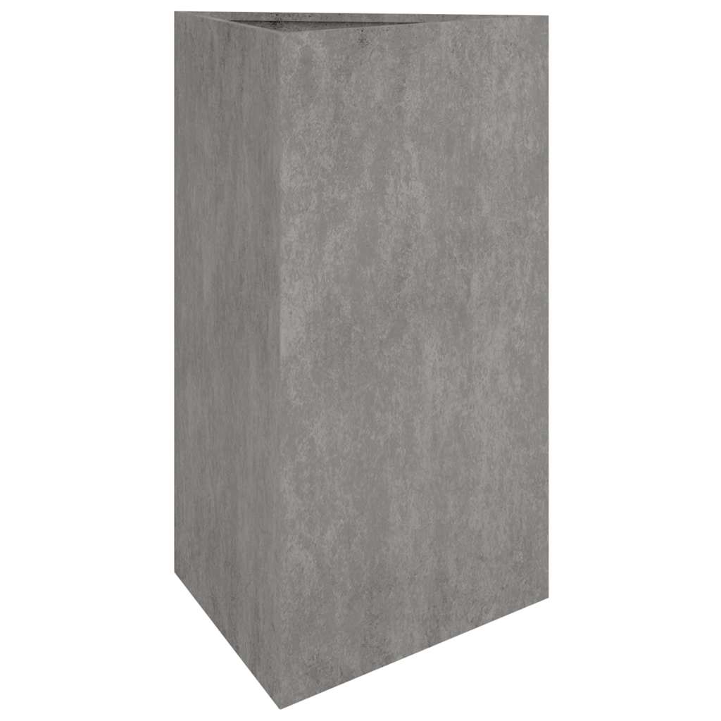 Pflanzkübel 30x26x75 cm Cortenstahl