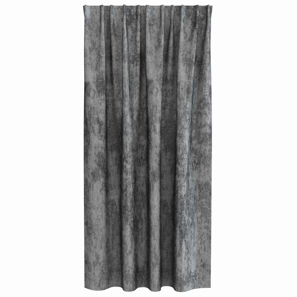 Samtvorhänge mit Vorhängen 2 pcs Weinrot 140 x 140 cm Samt