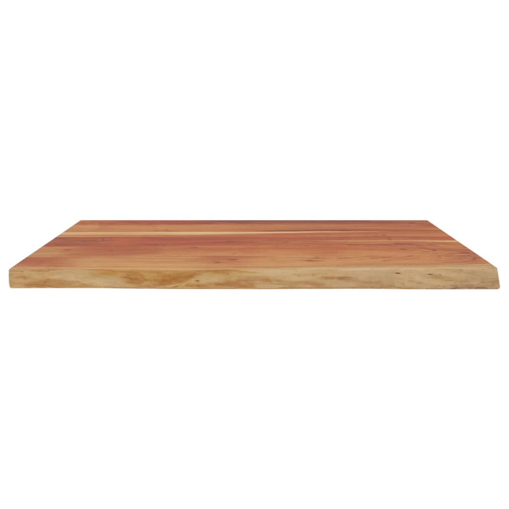 Wandregal 40x20x2,5 cm Rechteckig Massivholz Akazie Baumkante