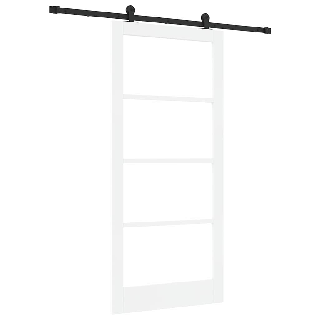 Schiebetür ORKDAL Natürlich und Schwarz 61 x 198,5 cm