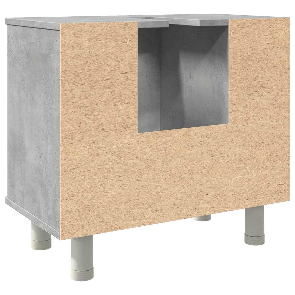 Badezimmerschrank Weiß 60x32x53,5 cm Holzwerkstoff
