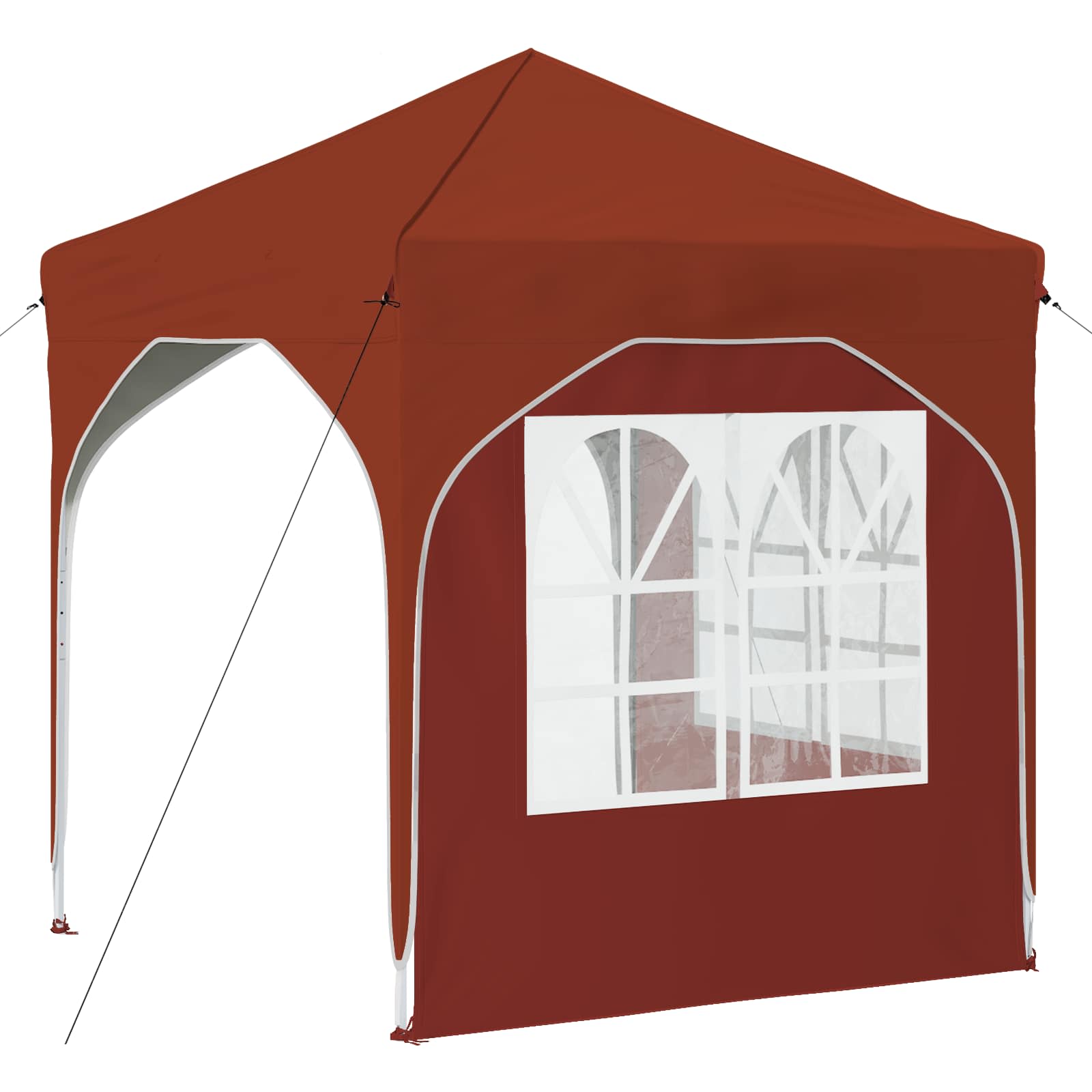 Pop-up Partyzelt 194 x 194 x 245 cm Creme