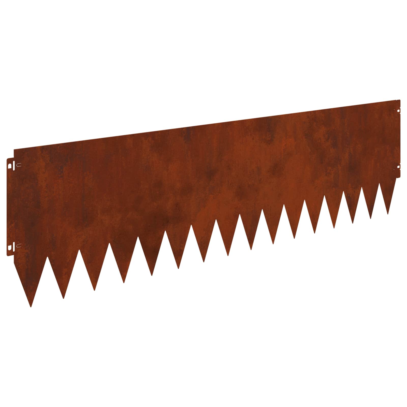 Raseneinfassung 10 pcs 103 x 10 cm Stahl Schwarz