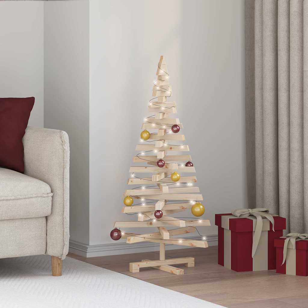 Weihnachtsbäume mit Ständer Natur 60 cm Massivholz Kiefer