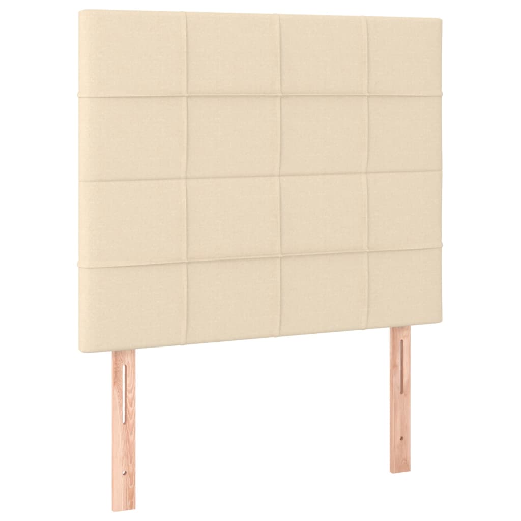 Kopfteil Hellgrau 80x5x118/128 cm Stoff