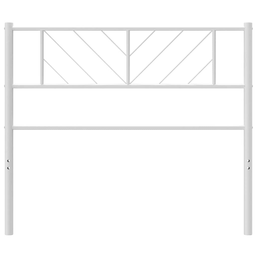 Ersatz-Kopfteil Metall Schwarz 100 cm