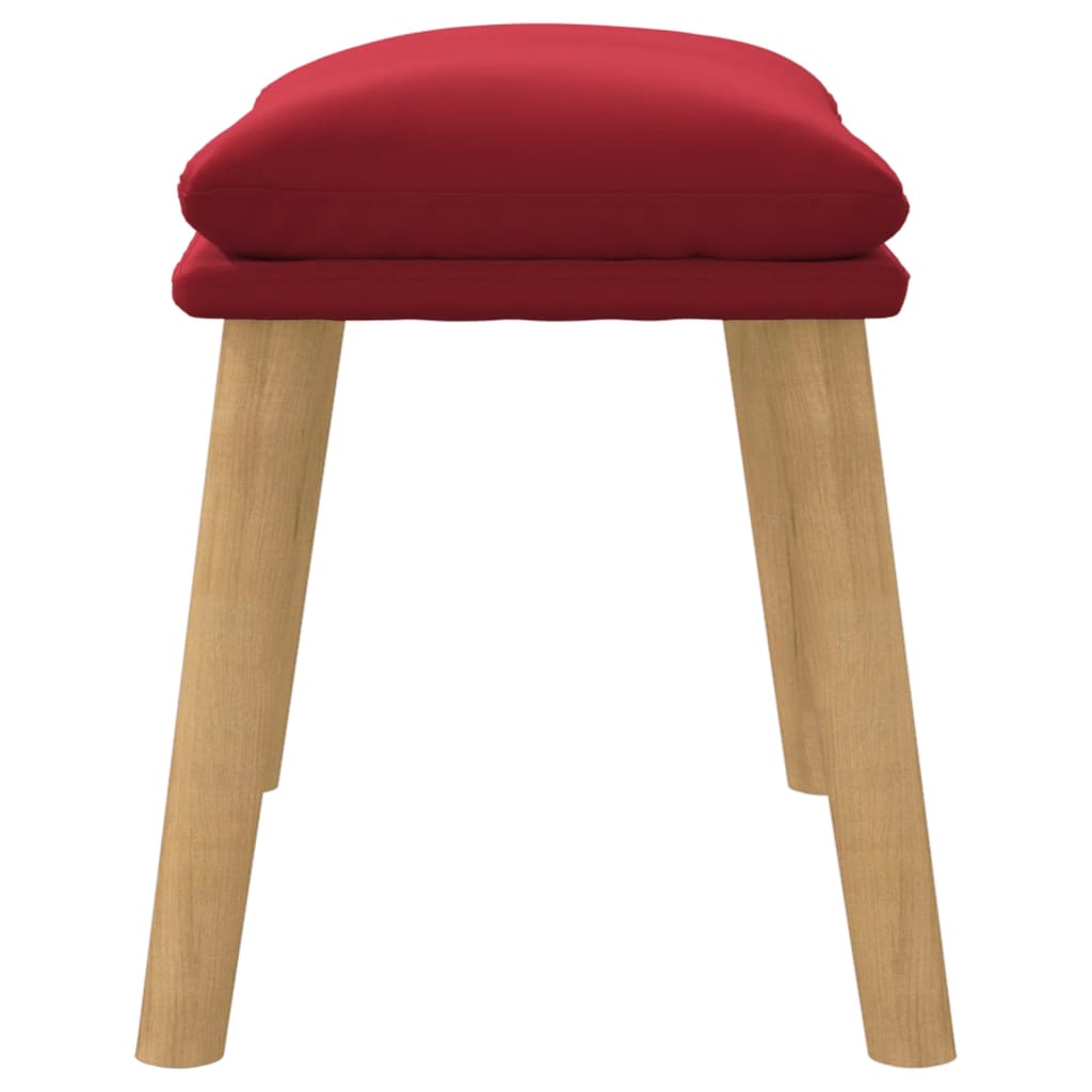 Fußhocker Hellgrau 45x29,5x35 cm Samt