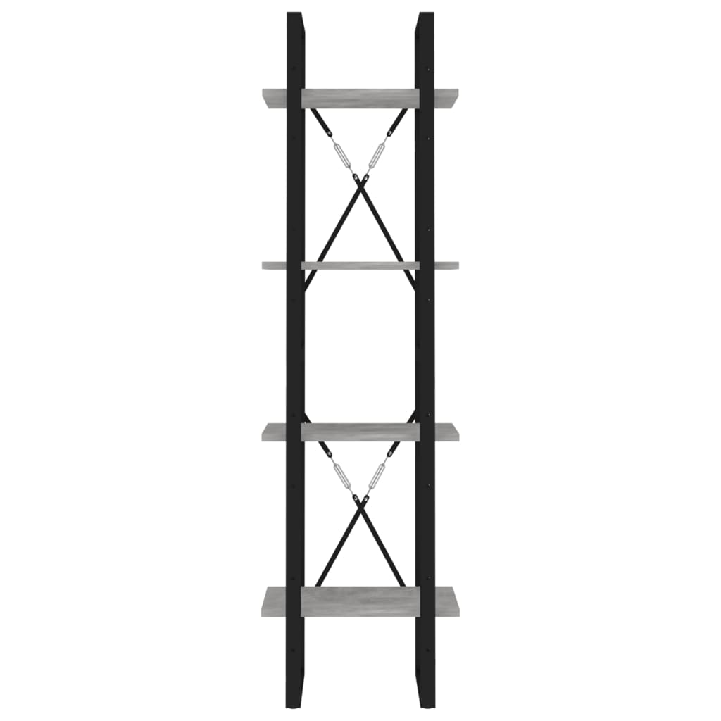 Bücherregal 2 Fächer Weiß 40x30x70 cm Holzwerkstoff